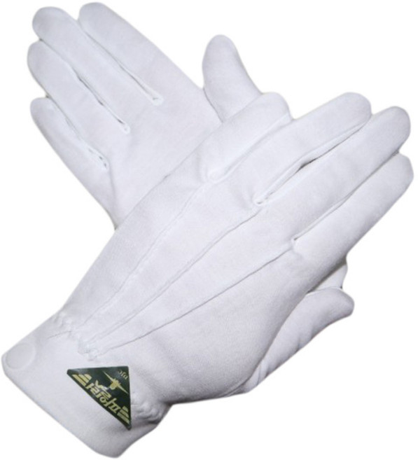 [20켤레] 예식장갑 T/C민자 / 청파일럿 / 녹파일럿 / 금파일럿 / 특단예식장갑, 20개, 녹파일럿(32g), 흰색