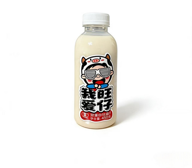 (배터짐)WOAI 단백질 왕자이 음료수 우유음료 중국음료 (일요일&당일발송), 15개, 450ml