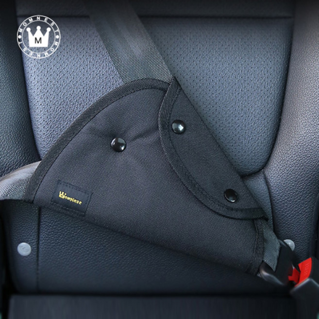 맘네스트 아동 유아 키즈 어린이 안전벨트가드 커버 위치조절기, 블랙, 1개