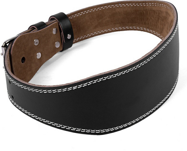 벤데타 헬스 가죽 벨트 스탠다드 핏, 블랙, 1개