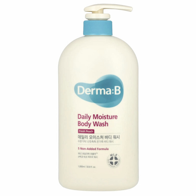더마비 데일리 모이스처 바디 워시 프레시 피치 1 000ml(33.8fl oz) DMB-78327