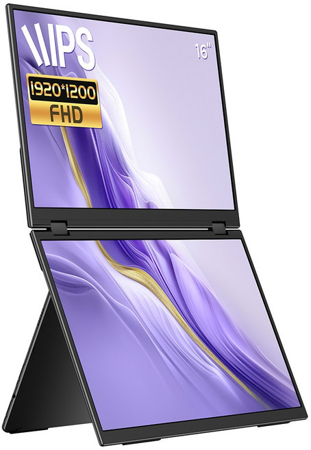 EHOMEWEI 이홈웨이 X시리즈 14.2 16 18.5인치 IPS QLED 휴대용 모니터 FHD 2K 60Hz 100Hz 노트북 스위치 듀얼 서브모니터, X1 B, 40.64cm