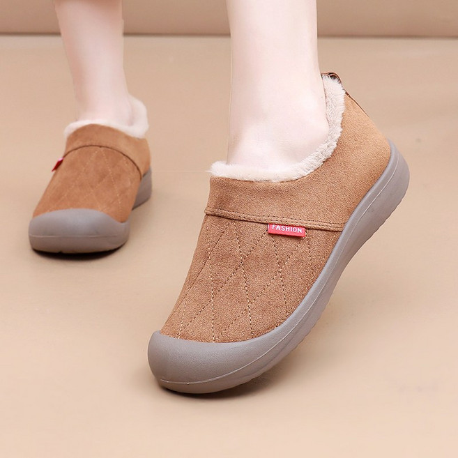 가을 겨울 편한 슬립온 방한운동화 여성 겨울 부츠 MHF0506