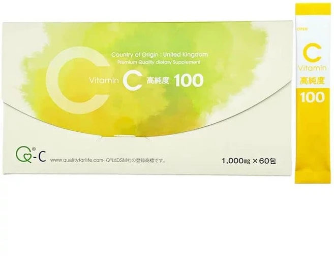 100% 100 made in Japan 비타민 C고순도 100[60포입]영국 원산 순도 비타민c보충제, 1개 - 쿠팡