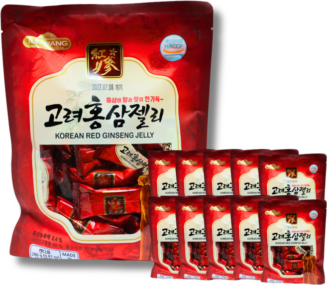 일광제과 고려홍삼젤리, 280g, 10개