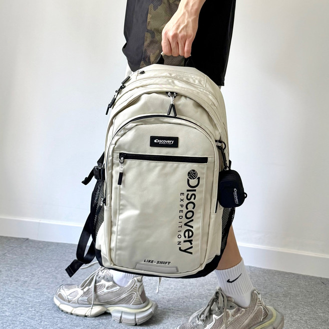 디스커버리 백팩 라이크 에어 시프트 남녀공용 중학생 고등학생 가방 신학기 책가방 + 다용도 파우치 증정