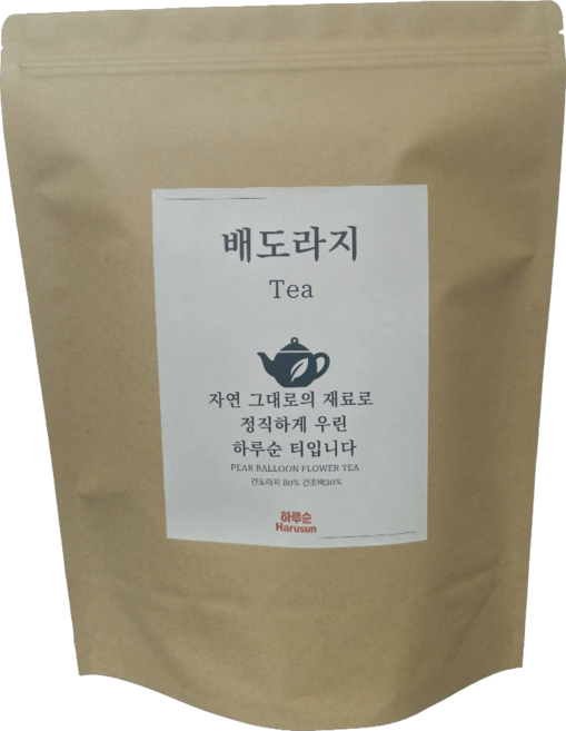 국산 배도라지차 PLA삼각티백, 1g, 1개, 130개입