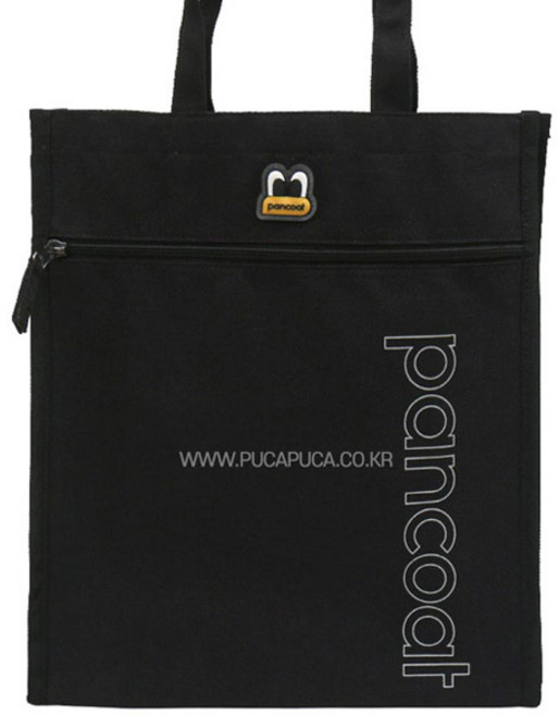 팬콧 라이트 보조가방 앞지퍼 포켓 깔끔한 캐릭터로고 아이즈 와펜장식