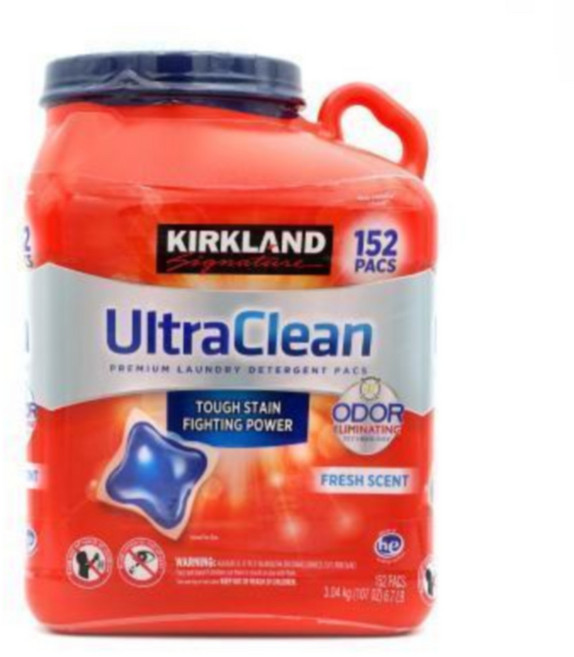 커클랜드 울트라 클린 프리미엄 세탁세제 팩 프레쉬향 152팩