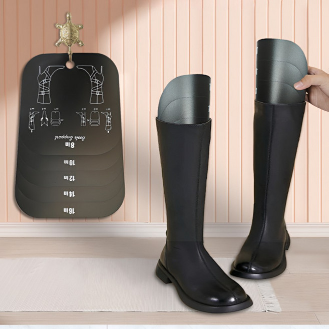 아트리빙스 롱부츠키퍼 스텐딩 세우기 정리 유지들, 4개, 블랙