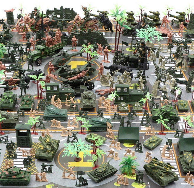 군인피규어 장난감 군인 전쟁 병정 놀이 성인 취미, NK 원격 전투 시스템 (도면+ 가방 ), 1개