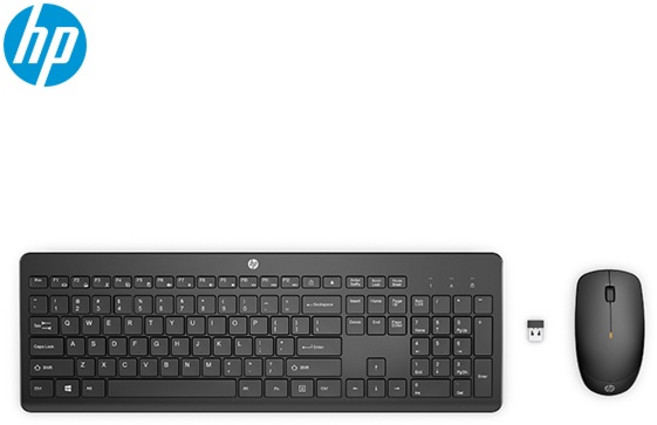 (HP) 무선 데스크탑 세트 HP 235 (1Y4D0UT) 한영자판 (블랙), 블랙, 일반형
