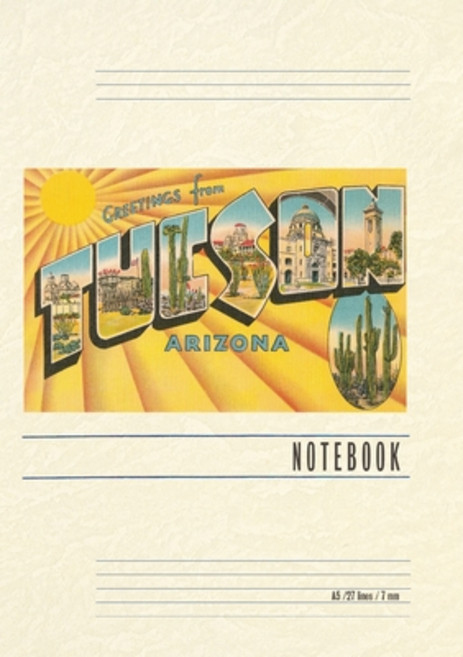 (영문도서) Vintage Lined Notebook Greetings from Tucson Paperback, Found Image Press, English, 9798385402021