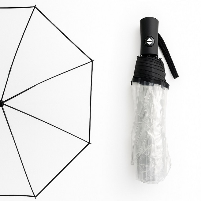 코지로로 투명 3단 우산 자동우산