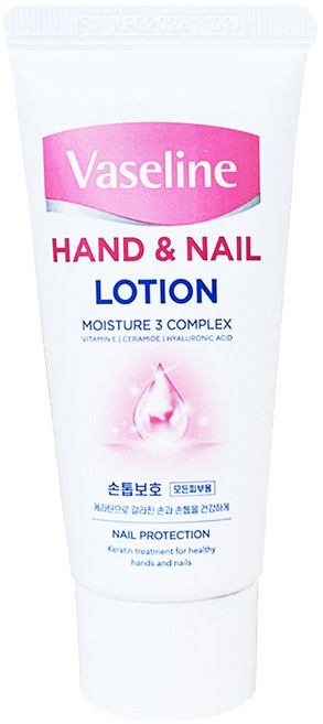 애경 바세린 핸드 앤 네일 로션 핸드크림, 60ml, 3개