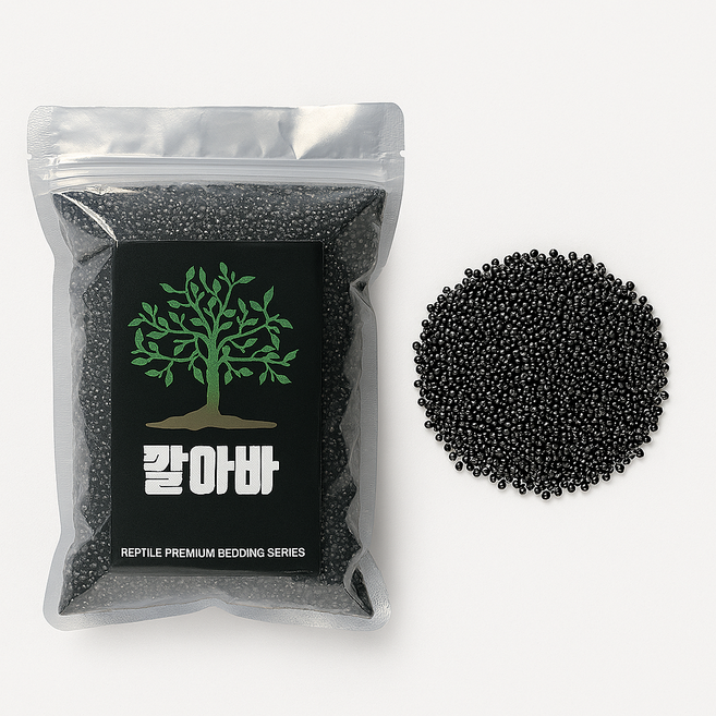 깔아바 팩맨 프로그소일 양서류바닥재, 1개