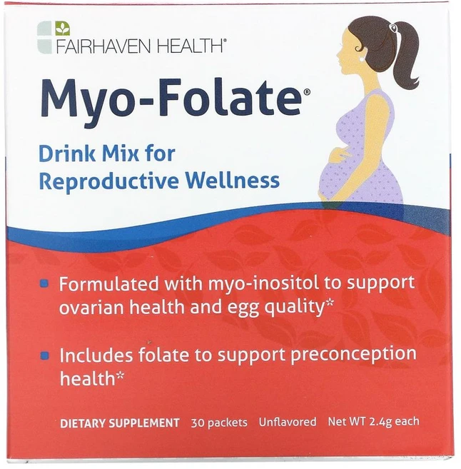 페어해븐헬스_미오_이노시톨_엽산_믹스_포_리프로덕티브_웰니스_무맛_30패킷(각2.4g)_SP1000, 24g, 1개 - 쿠팡