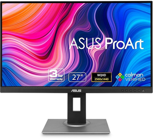 ASUS ProArt Display 24인치 16:10 프로페셔널 모니터 (PA248QFV) - IPS WUXGA (1920 x 1200) 100% sRGB 색상 정확도, 27인치 QHD 디스플레이 포트 미니 DP, 27인치 QHD 디스플레이 포트 미니 DP