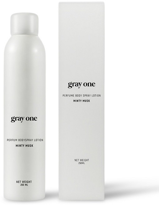 그레이원 퍼퓸 바디 스프레이 로션 민티 머스크, 1개, 250g