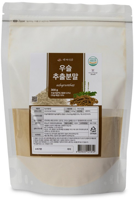 우슬추출분말 국산 300g HACCP 인증제품, 1개
