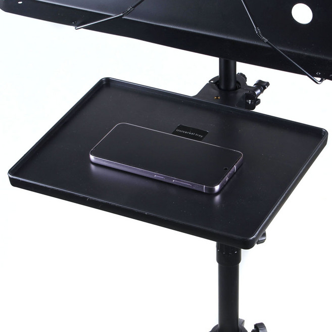 보면대 트레이 거치대 악보대 마이크스탠드 홀더 받침대, 1개