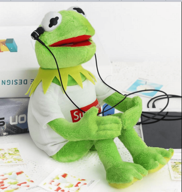 커밋인형 개구리 귀여운 장식 소프트 생일 학생, 노웨어 노와이어 40cm, 40cm-49cm