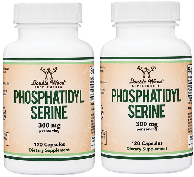 더블우드 포스파티딜세린 300mg 캡슐, 120정, 2개