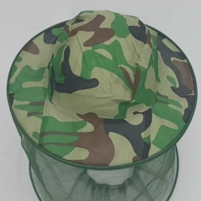 방충 망 양봉 모자 방충용품 벌초용품 아웃도어모자 작업용모자 양봉용품 방충망모자 밀리터리모자 벌초모, 1개