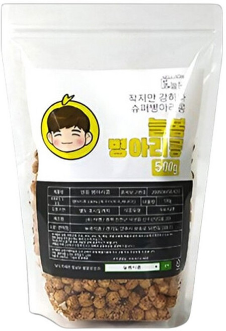 볶은 병아리콩 500g x 1팩 열풍 구운 병아리콩 볶음 크리스피 이집트콩 콩간식 저칼로리 건강간식, 1개