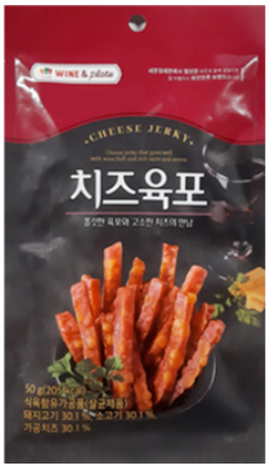 코주부 치즈육포, 50g, 4개