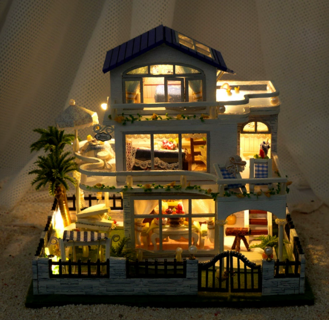 코코다 미니어처 하우스, 파란지붕