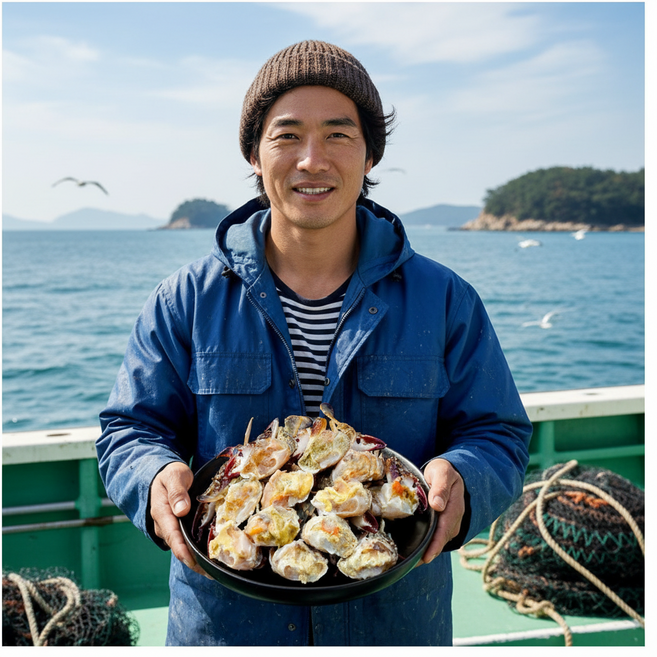 국내산 손질 절단꽃게, 5kg(FRESH  급냉 절단 고급 암꽃게BEST, 1개