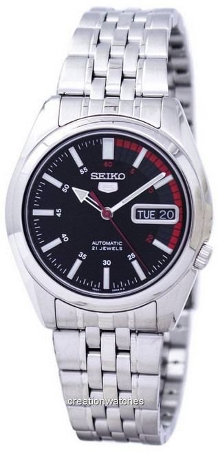 Seiko 세이코 5 스포츠 오토매틱 SNK375 SNK375K1 SNK375K 남성용 시계