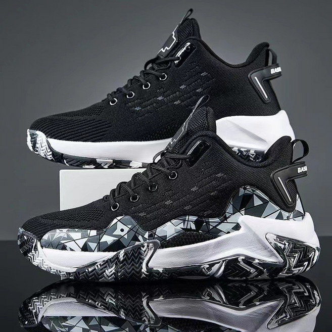 스타일닥터 남성 패션 통굽 스니커즈 통기망 하이탑 농구화