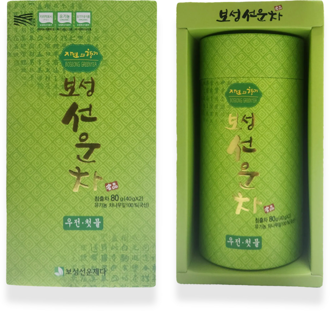 보성선운 유기농 우전 선물포장, 1개, 1개입, 80g