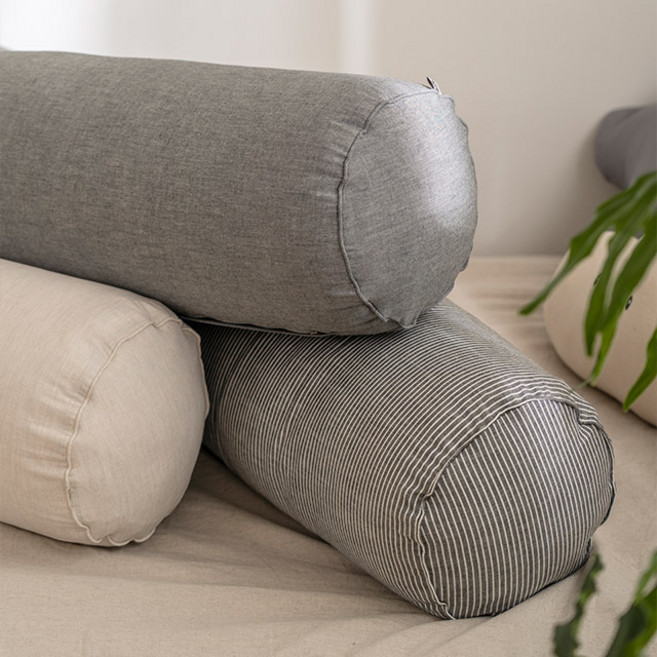 시크 워싱 롱쿠션(솜포함), 베이지