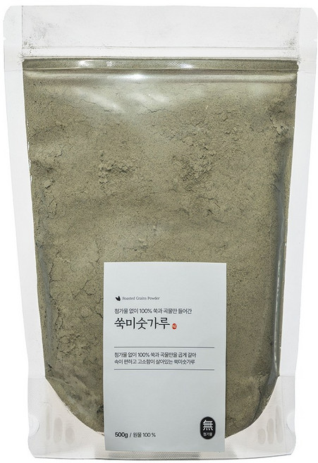 청년선식 첨가물 없는 국내산 쑥 미숫가루, 1개, 500g