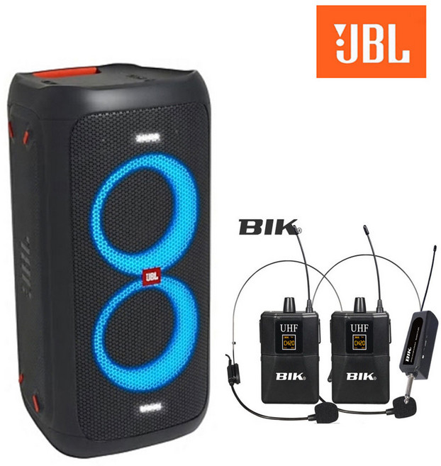 제이비엘 파티박스 온더고 블루투스 스피커, JBLPARTYBOXGOBAS3, 블랙