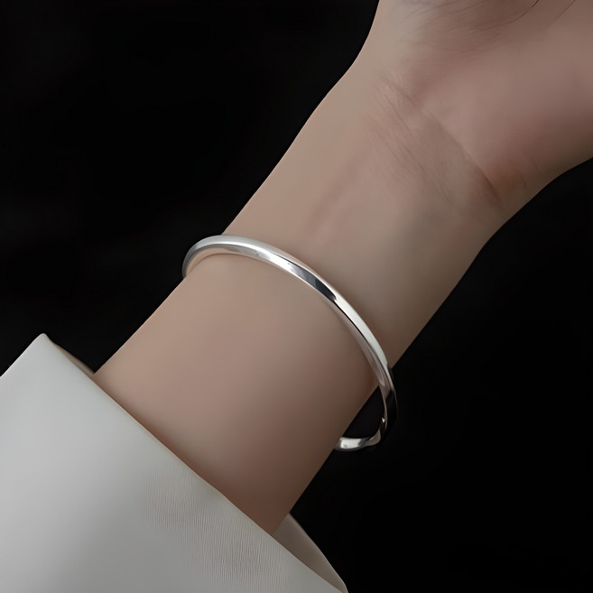 에르모사제이 W090 실버 925 볼륨 트위스트 뱅글 은 팔찌