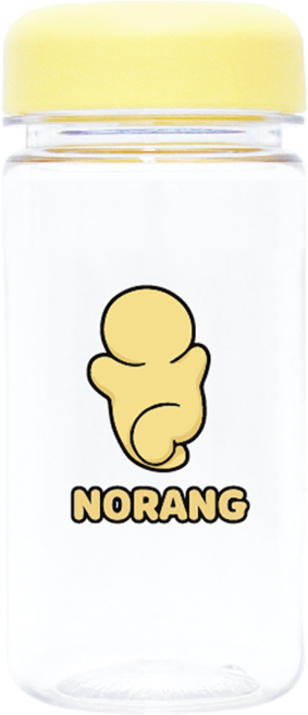 노랑 트라이탄 물병 [ NORANG ], 1개, 350ml, 옐로우