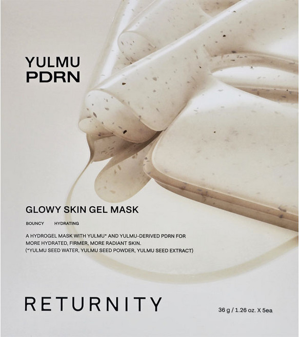 리터니티 율무 PDRN 매끈 결광 겔 마스크, 1개, 5개입