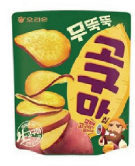 오리온 무뚝뚝 고구마칩, 56g, 4개