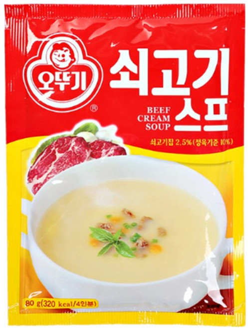 오뚜기 쇠고기 스프, 80g, 1개