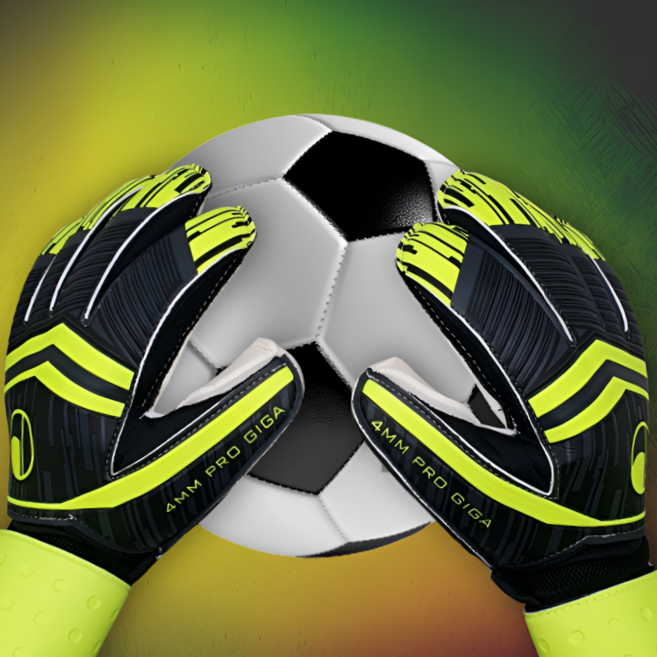 [재고정리] 퓨처큐 골키퍼장갑 축구 라텍스 핑거세이프, 1개, 블랙