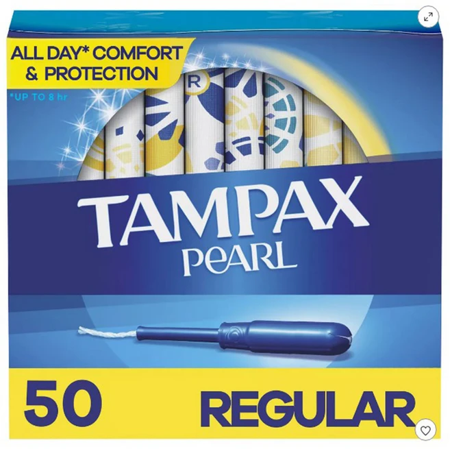 TAMPAX 펄 레귤러 50 탐폰, 1개 - 쿠팡