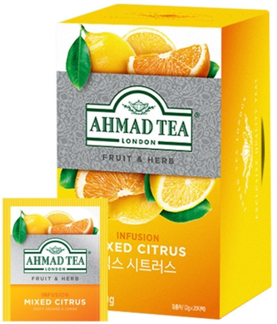 아마드티 믹스 시트러스 티백, 2g, 20개입, 1개
