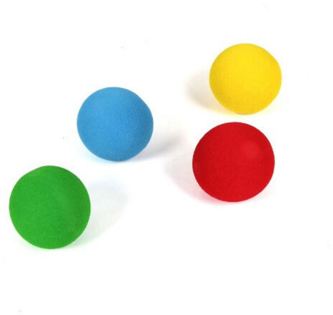 일프로 - 트윈볼 2개세트 지름7cm 스폰지재질 하키볼 다양한볼로 사용 운동용품 볼 easy볼 신체활동 공 체, 1개