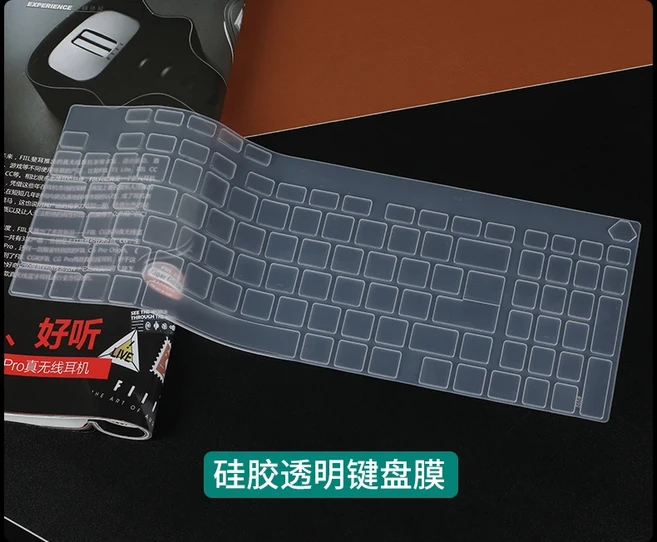 호환 실리콘 노트북 키보드 커버 스킨 ASUS ROG Strix Scar 18 G834JY G834J / ROG Strix G18 (2023) G814J, 02 clear