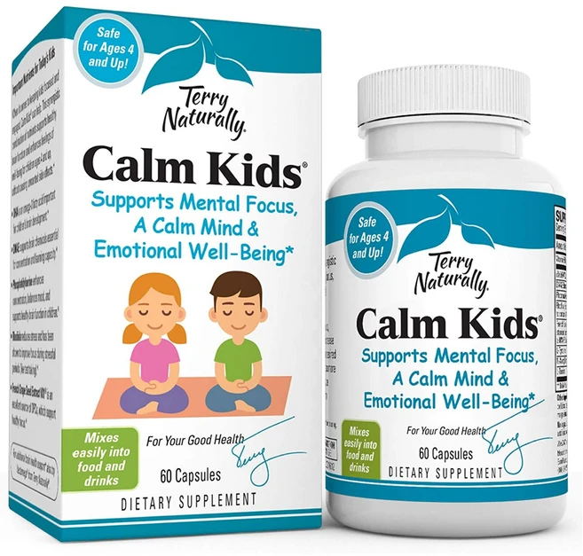 테리네츄럴리 캄 키즈 Calm Kids 60정 어린이 집중력 보조제, 1개 - 쿠팡