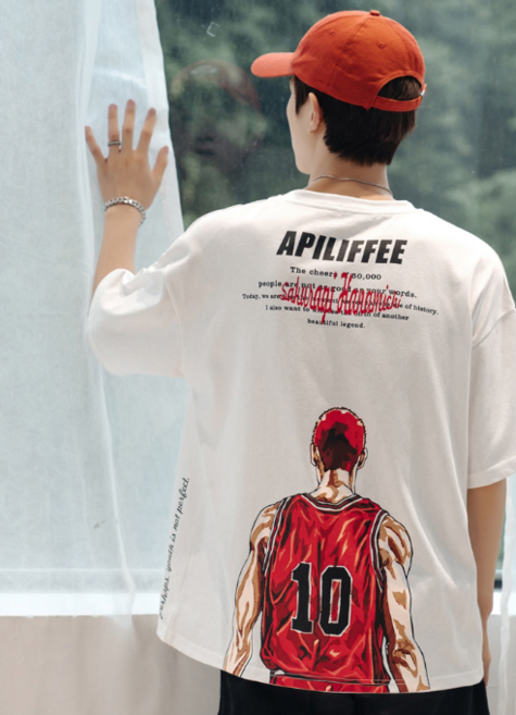 Jessica 슬램덩크 강백호 반팔티